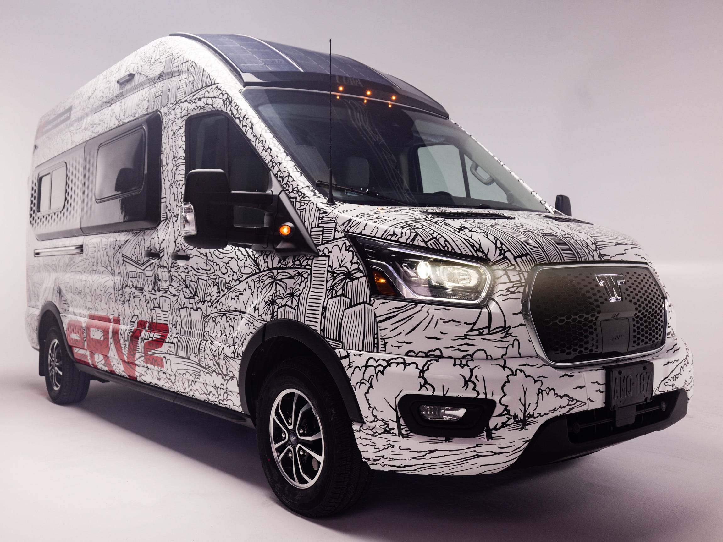 Inside Winnebago's concept electric camper van, the eRV2.